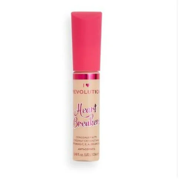 I Heart Revolution Heartbreakers Concealer Shade Golden Sugar Vegan Cruelty-Free - Picture 2 of 2